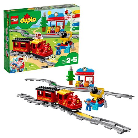 Конструктор LEGO DUPLO Town Поезд на паровой тяге (10874) - фото 1