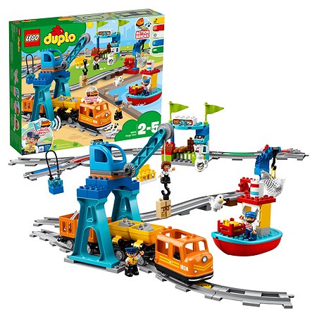 Конструктор LEGO DUPLO Town Грузовой поезд (10875) - фото 1