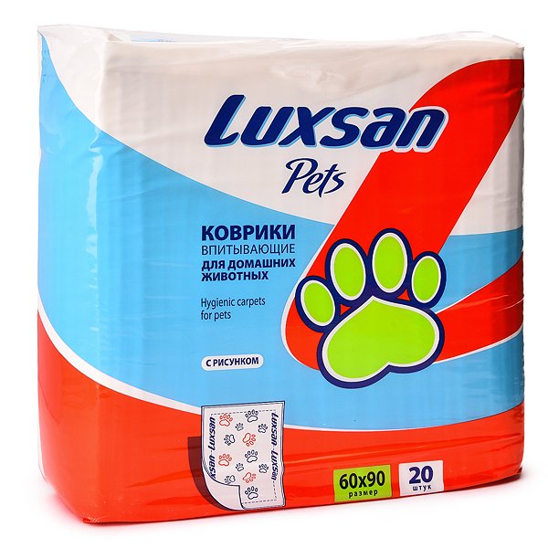 Коврики для животных Luxsan Pets впитывающие 60*90см 20шт
