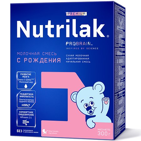 Смесь молочная Nutrilak Premium 1 300г c 0месяцев