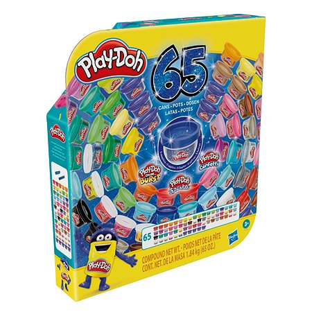 Набор игровой Play-Doh Юбилейный 65 банок F15285L0 - фото 1