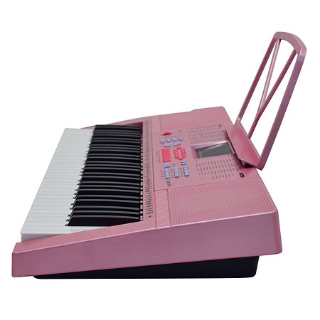 Синтезатор Attivio 61 клавиша Розовый OC-K288-CL - фото 7