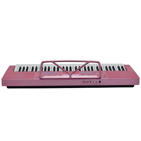Синтезатор Attivio 61 клавиша Розовый OC-K288-CL - фото 9