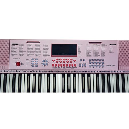 Синтезатор Attivio 61 клавиша Розовый OC-K288-CL - фото 10