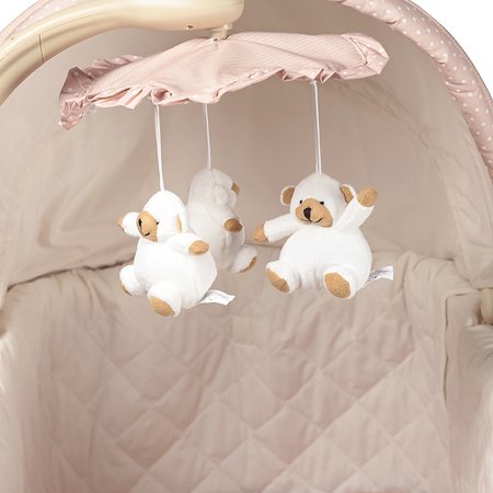 Кроватка-колыбель Babyton Lullaby Time S106-4 Pink - фото 12