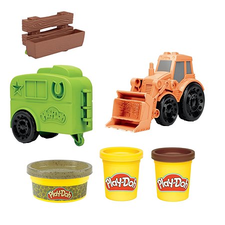 Набор игровой Play-Doh Фермерский трактор F1012 - фото 3