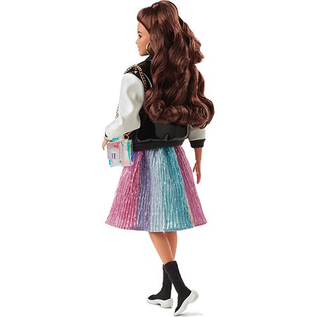 Кукла Barbie стильная с каштановыми волосами HCB75 - фото 3