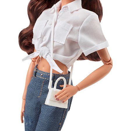 Кукла Barbie стильная с каштановыми волосами HCB75 - фото 7