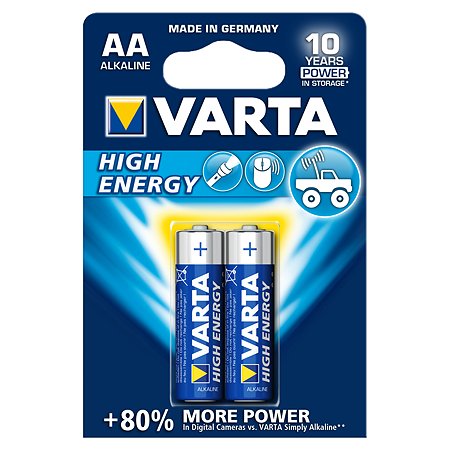 Батарейка Varta High Energy Mignon 1.5V - LR6/ AA 2шт