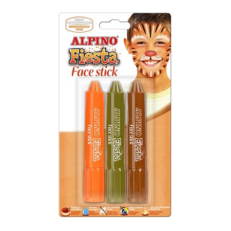 Аквагрим ALPINO Face Stick 3 цв  для мальчиков