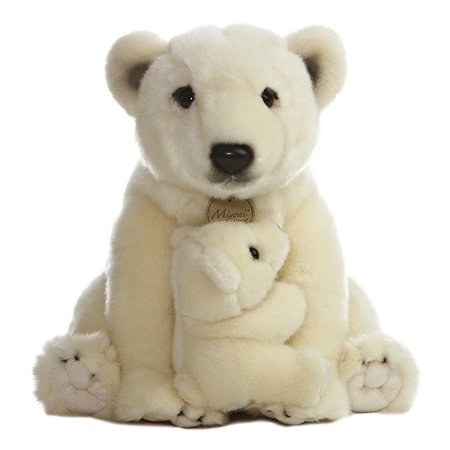 Мягкая игрушка Aurora Полярная медведица с медвежонком(11679A) - фото 2