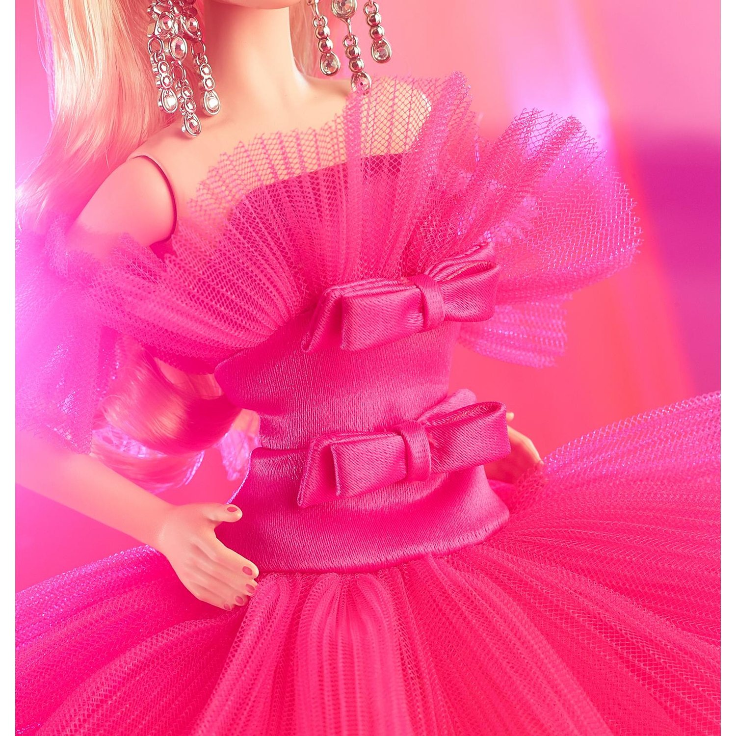 Кукла Barbie Золото коллекционная в розовом платье GTJ76 - фото 17.