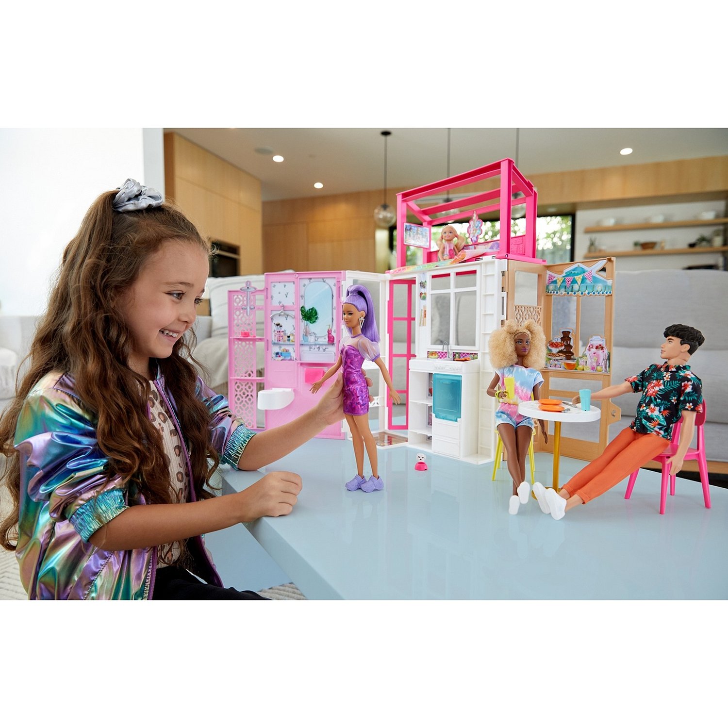 Дом Barbie с мебелью и аксессуарами HCD47 - фото 12