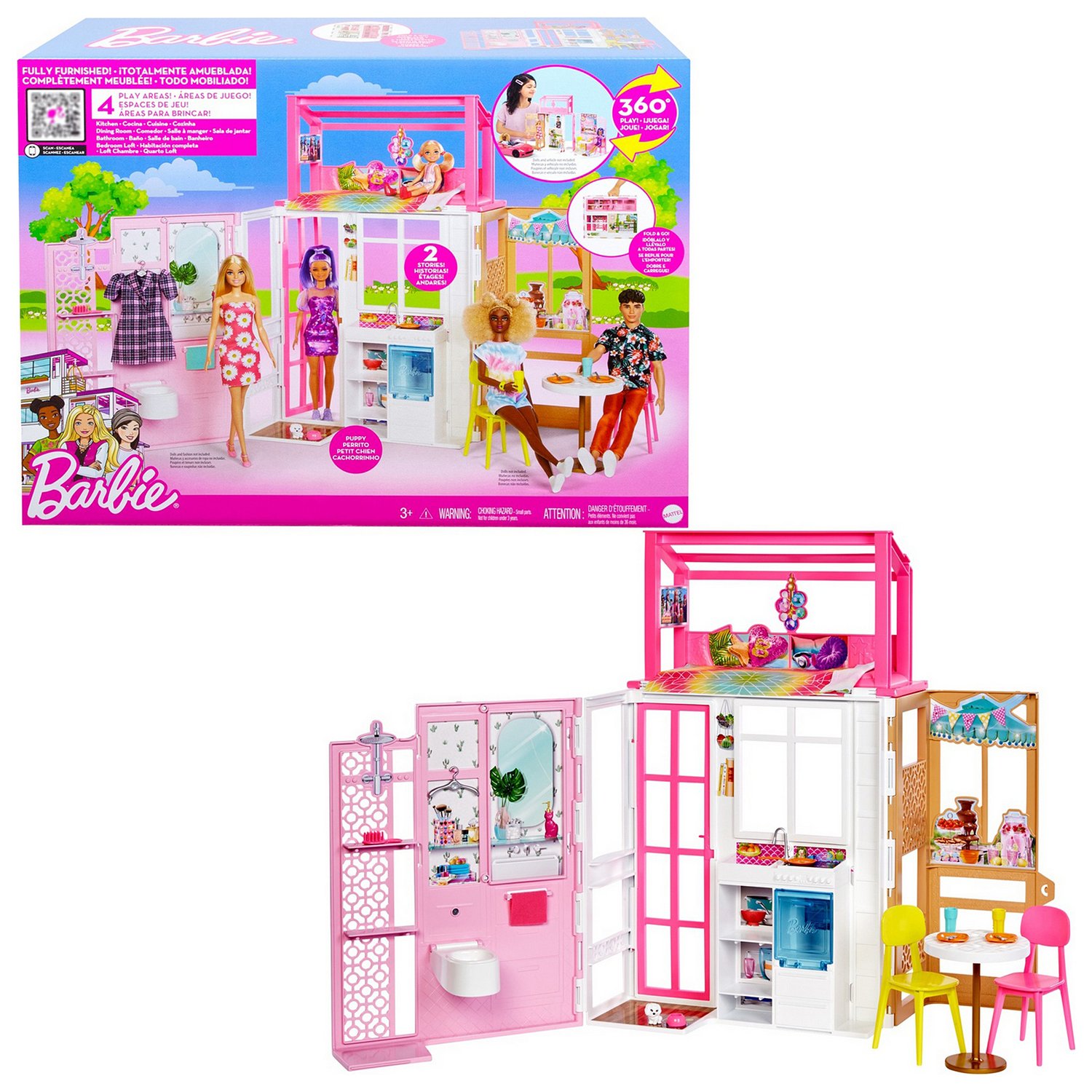Дом Barbie с мебелью и аксессуарами HCD47 - фото 10
