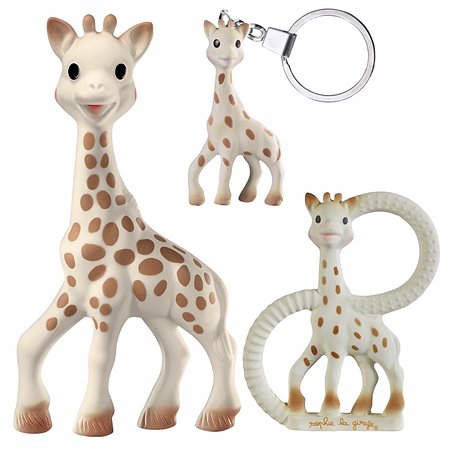 Игровой набор Sophie la girafe Жирафик Софи 3 в 1 - фото 1