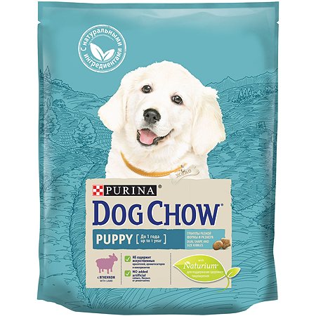 Корм для щенков Dog Chow с ягненком 800г 60050