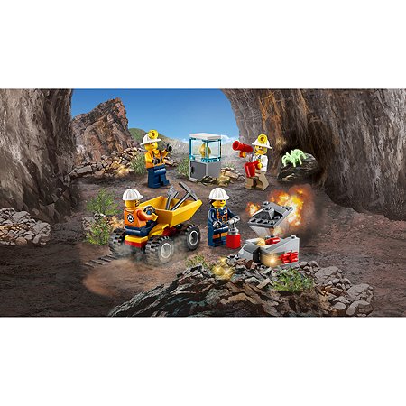 Конструктор LEGO Бригада шахтеров City Mining (60184) - фото 4