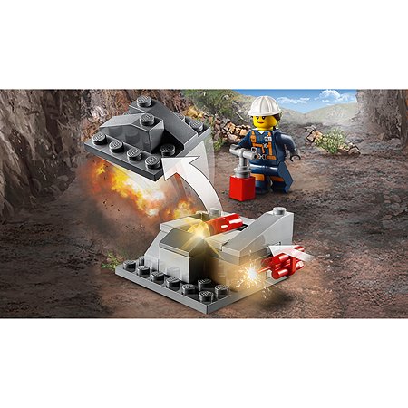 Конструктор LEGO Бригада шахтеров City Mining (60184) - фото 6