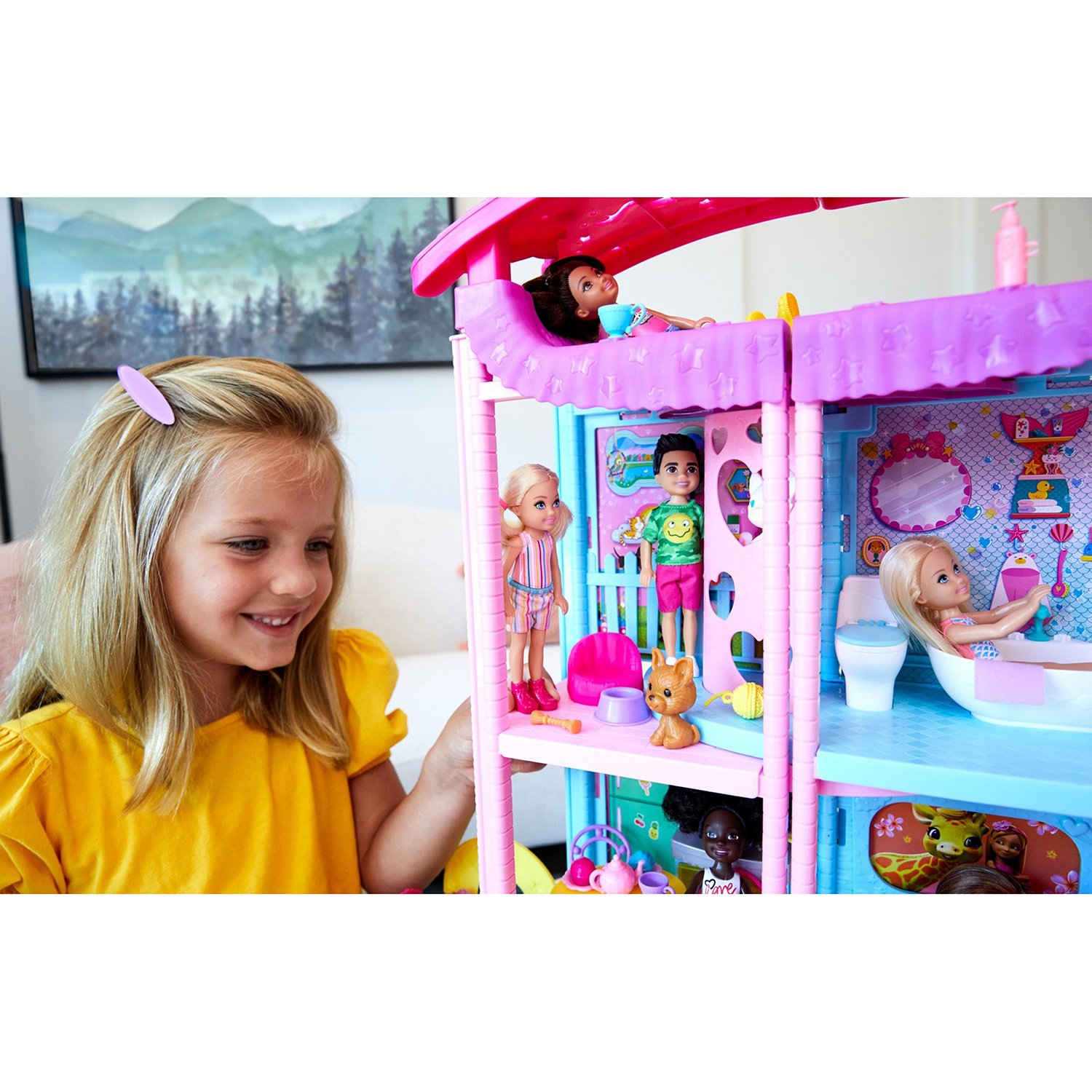 Набор игровой Barbie Дом Челси HCK77 - фото 4