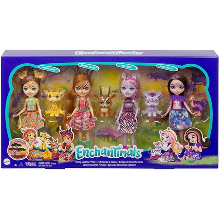 Набор Enchantimals Друзья в Солнечной Саванне куклы+фигурки GYN57 - фото 2