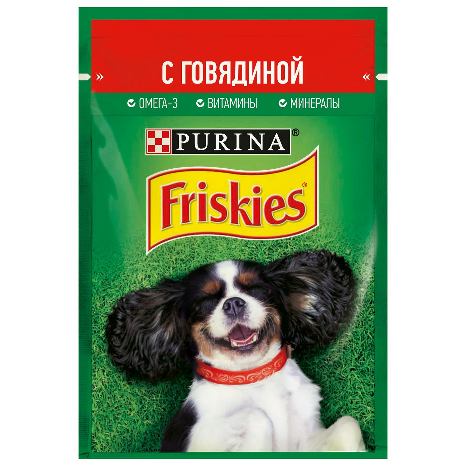 Корм для собак Friskies говядина 85г - фото 1