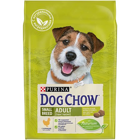Корм для собак Dog Chow мелких пород с курицей 2.5кг