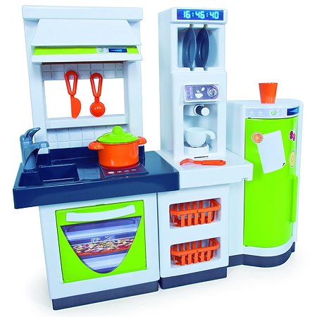 Игровой набор Palau Toys Модульная кухня с холодильником и набором Хозяюшки