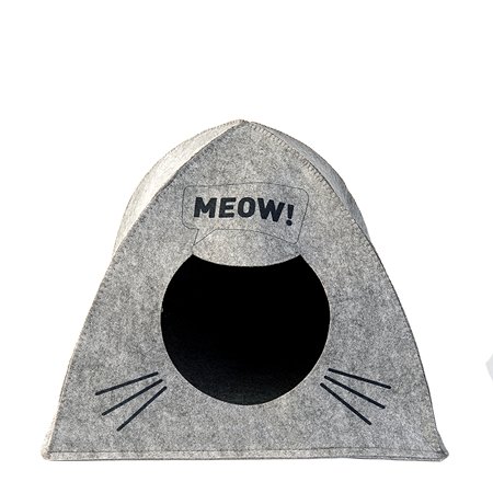 Домик для кошек Eva Палатка Meow войлок 38х28х38см
