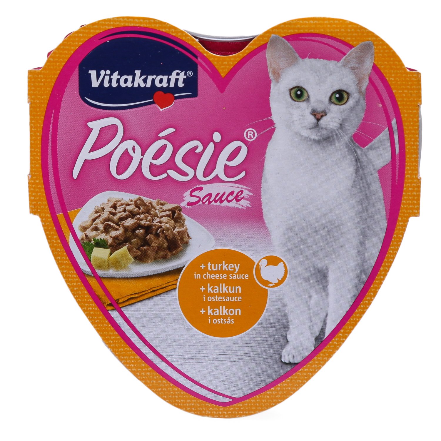 Корм влажный для кошек Vitakraft Poesie 85г индейка в сырном соусе взрослых - фото 2