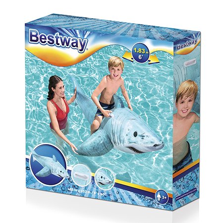 Игрушка надувная Bestway Акула для катания верхом 41405 - фото 2