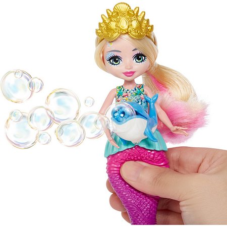 Кукла Enchantimals Русалочка с волшебными пузырьками HFT24 - фото 4