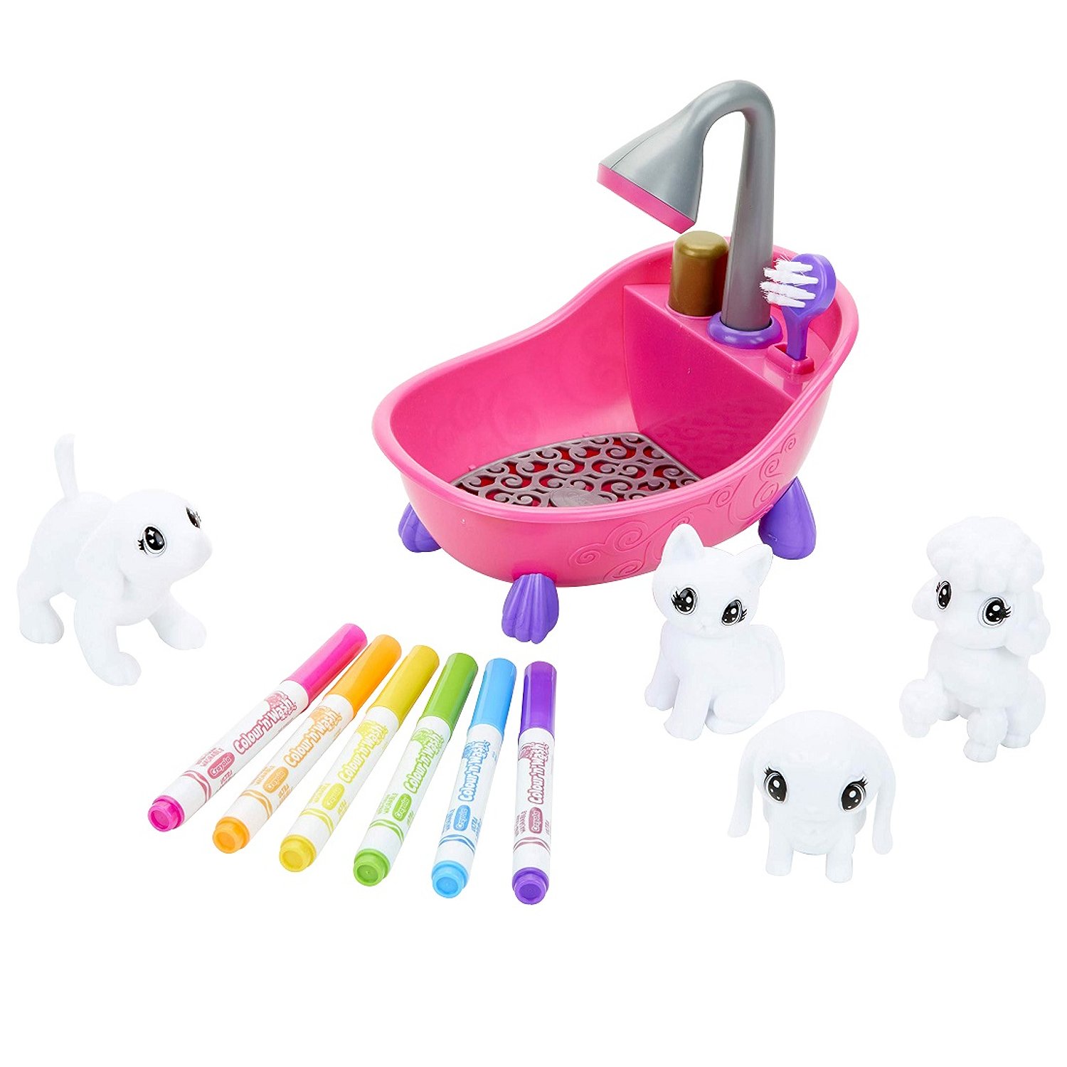 wash animals crayola toys