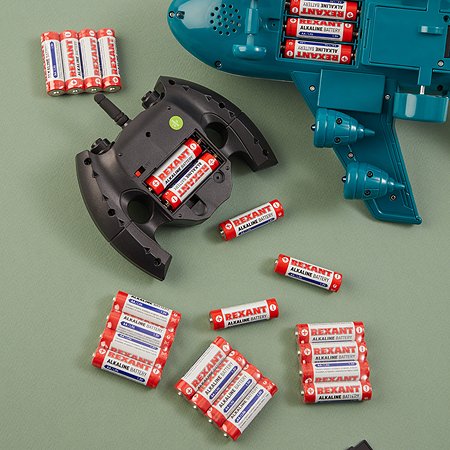 Алкалиновые батарейки REXANT пальчиковые AA/LR6 24 шт - фото 4