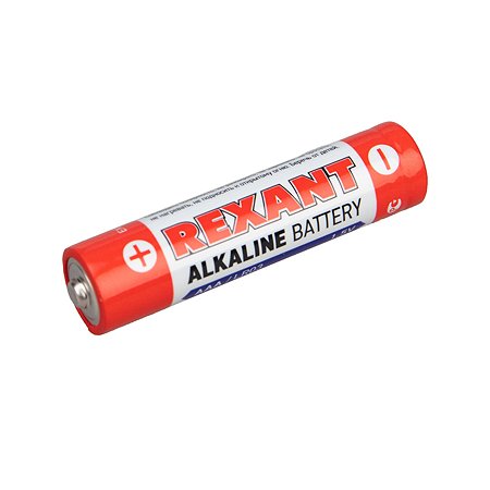 Алкалиновые батарейки REXANT мизинчиковые AAA/LR03 24 шт - фото 2