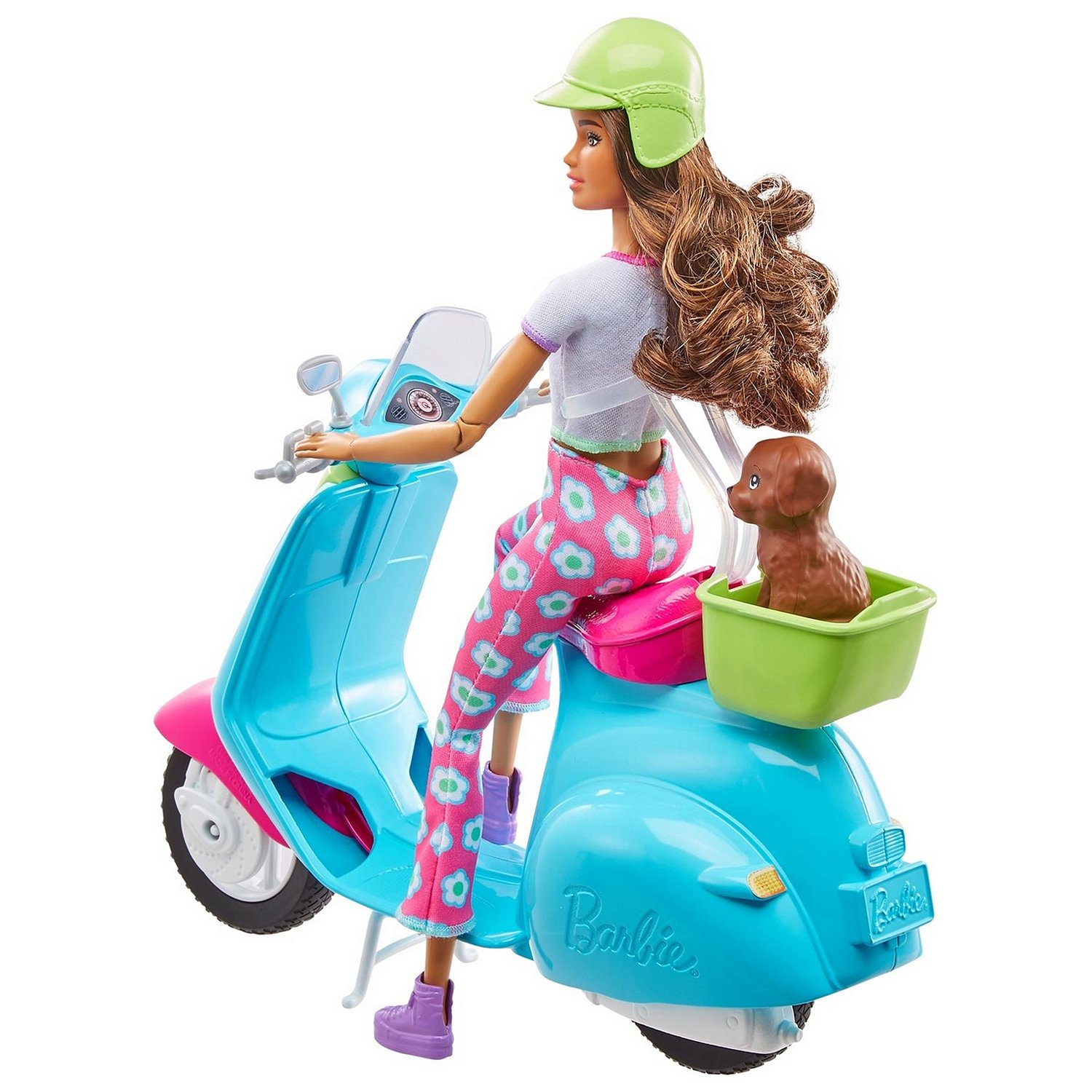 Набор игровой Barbie Кукла со скутером и аксессуарами HGM55 - фото 6