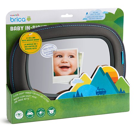 Зеркало для контроля за ребёнком Munchkin Brica Baby In-sight mirror 11091 - фото 3