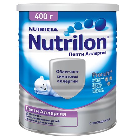Смесь сухая Nutrilon Пепти аллергия 400г с 0 месяцев - фото 1