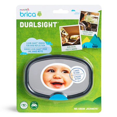 Зеркало для контроля за ребёнком Munchkin Brica Dual sight mirror 11095 - фото 2