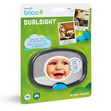 Зеркало для контроля за ребёнком Munchkin Brica Dual sight mirror 11095 - фото 3