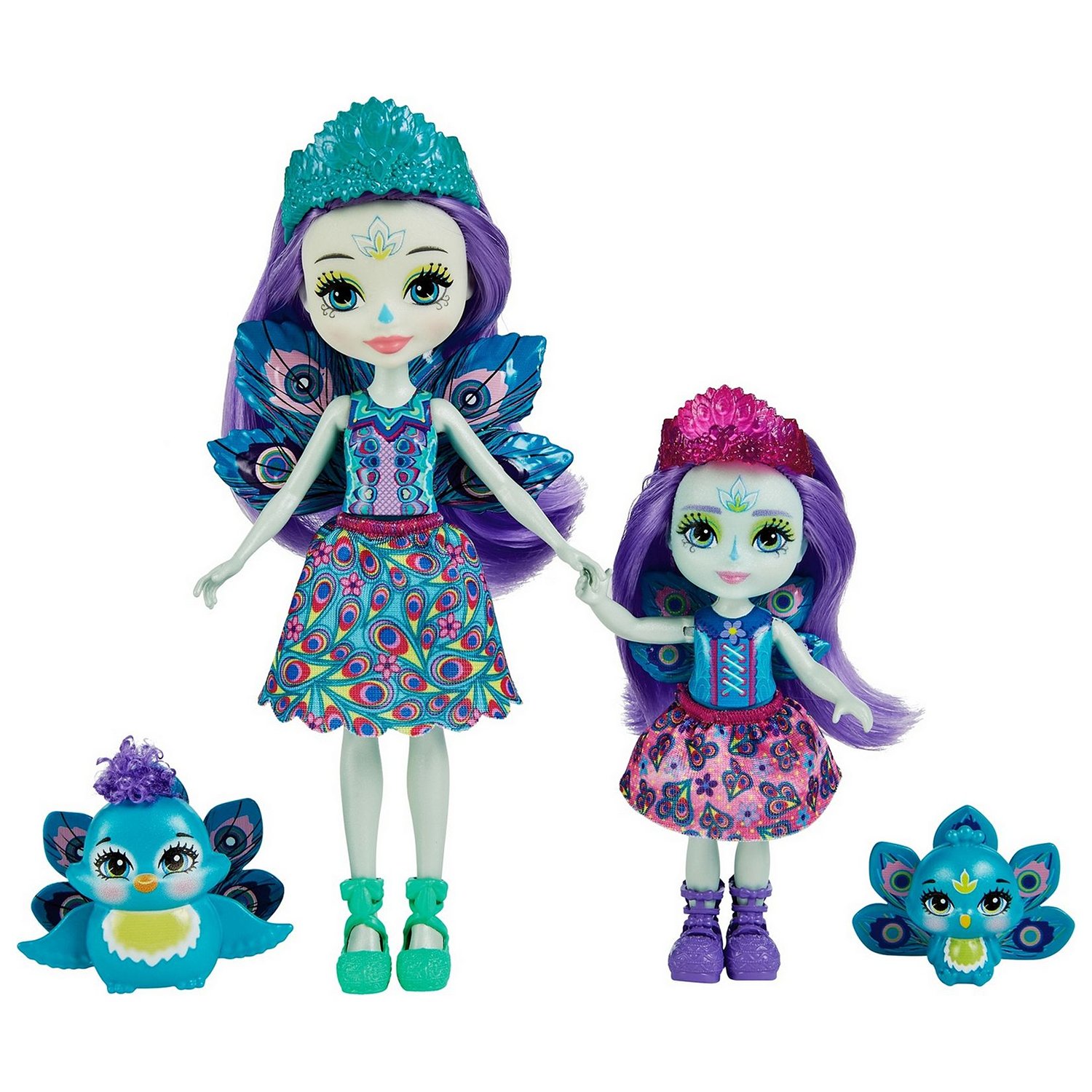 Кукла Mattel Enchantimals Пэттер павлина с питомцем Флэп