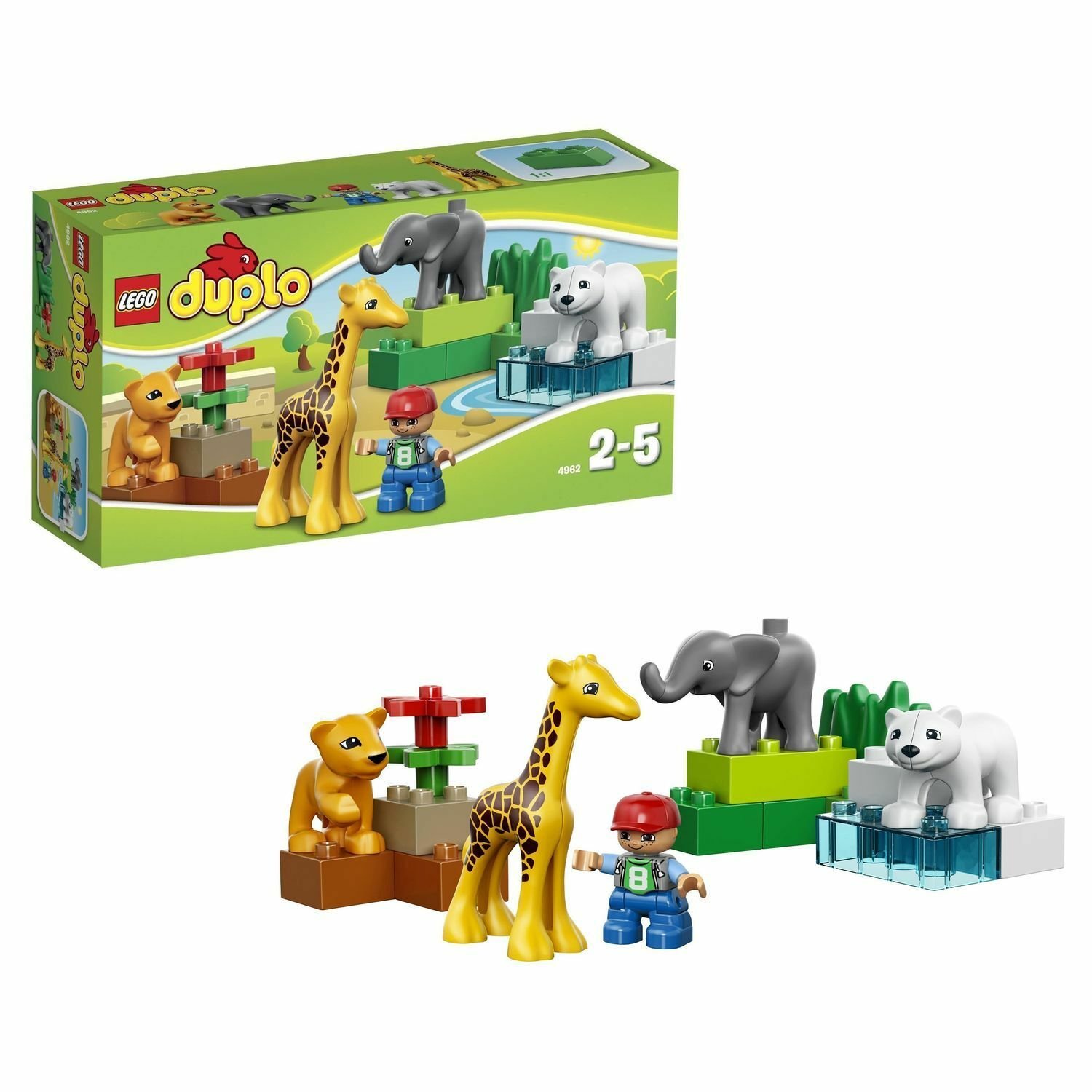 Конструктор LEGO DUPLO Town Зоопарк для малышей (4962) - фото 1