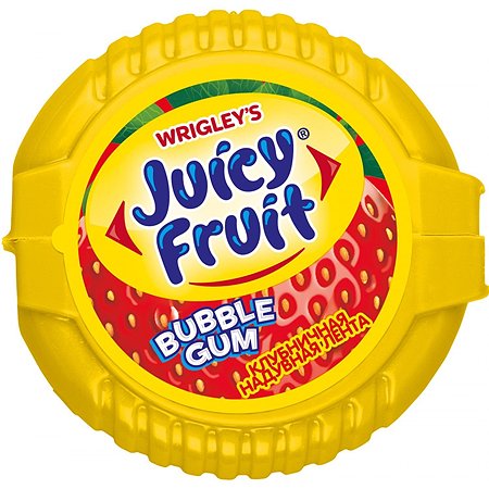 Резинка жевательная Juicy Fruit Клубничная лента 30г