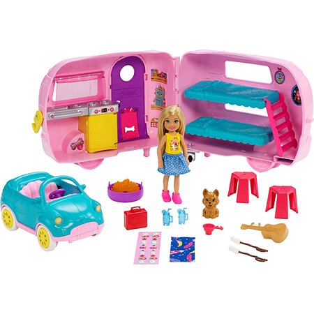 Набор игровой Barbie Фургон для путешествий Челси FXG90