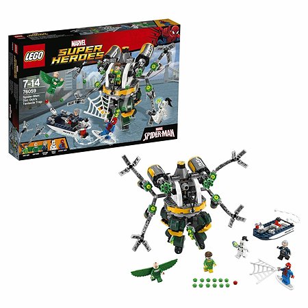 Конструктор LEGO Super Heroes Человек-паук: в ловушке Доктора Осьминога (76059)