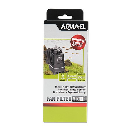 Фильтр для аквариумов AQUAEL Fan Filter Mikro plus внутренний 107621 - фото 2
