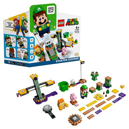 Конструктор LEGO Super Mario Стартовый набор Приключения вместе с Луиджи 71387 - фото 1