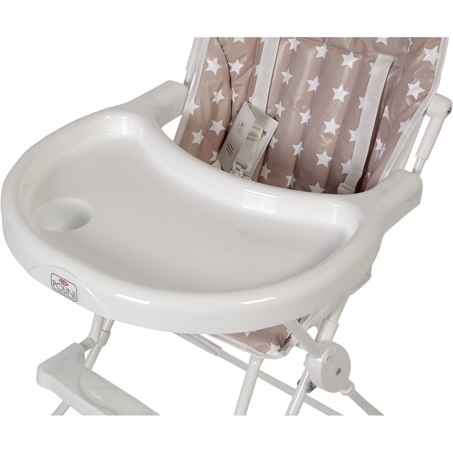 Стульчик для кормления polini kids mirum 590 розовый