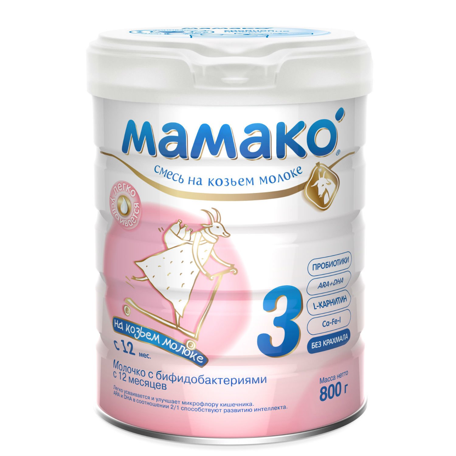 Напиток Мамако сухой козье молоко 800г с 12месяцев  по цене 799 .