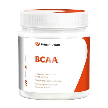 Специализированный пищевой продукт pureprotein bcaa 2 PUREPROTEIN 1 апельсин 200г