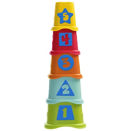 Игрушка Chicco Пирамидка Stacking Cups - фото 1